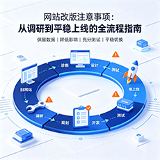 文圣建站-网站改版注意事项：从调研到平稳上线的全流程指南