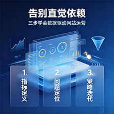 太子河建站-告别直觉依赖：三步学会数据驱动网站运营